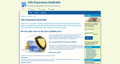 Desktop Screenshot of life-insurance-australia.com