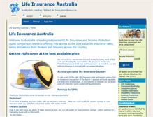 Tablet Screenshot of life-insurance-australia.com